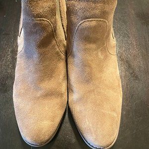 Tan booties